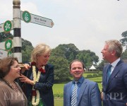 Kunjungan Putri Astrid dari Kerajaan Belgia ke Kebun Raya Bogor LIPI